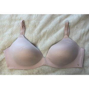 Victoria's Secret Size 38DD Bare Infinity Flex Wireless Bra - Pink
